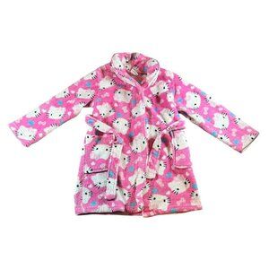 Retro Hello Kitty Quarter Sleeve Bath Robe